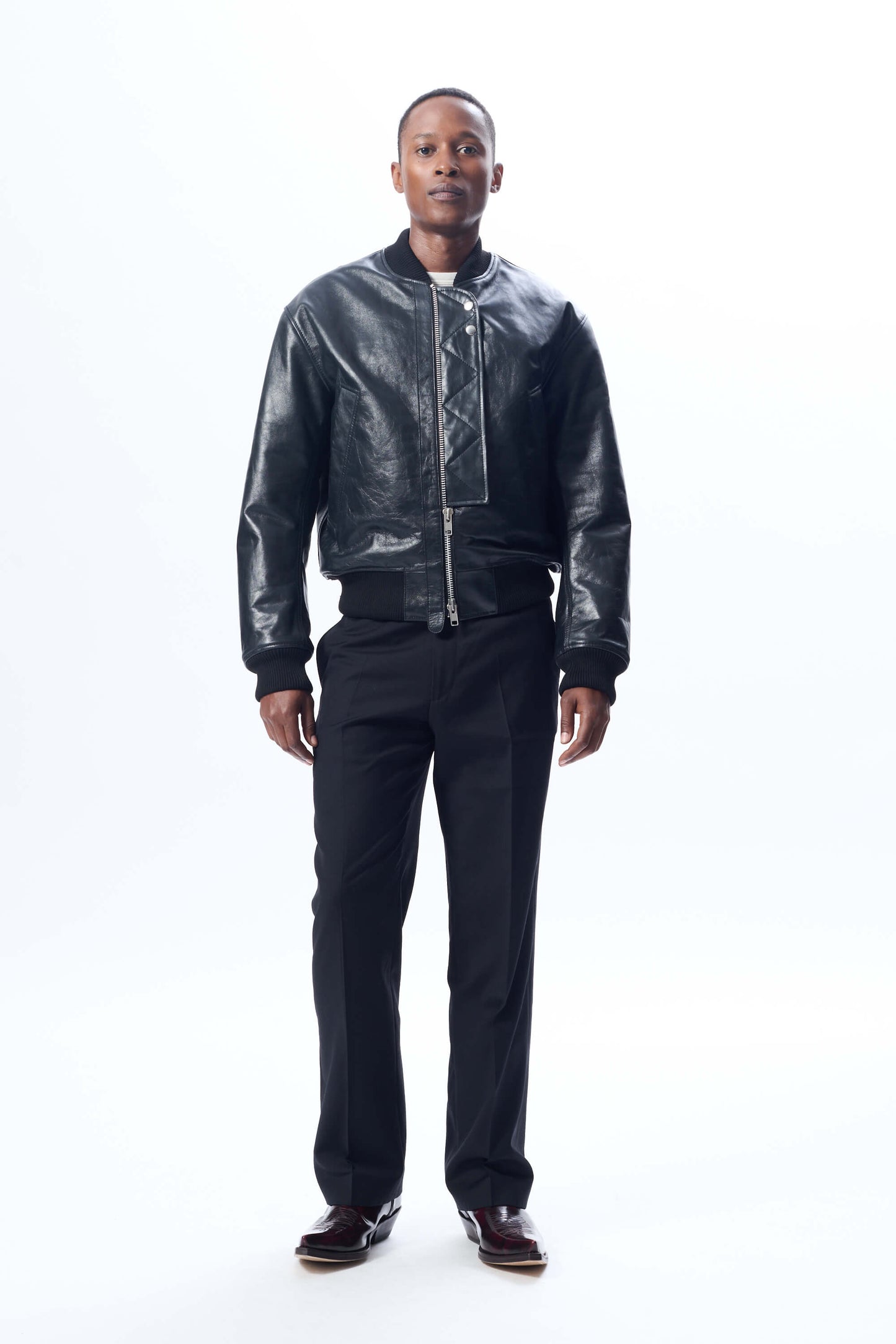 LEATHER FLIGHT JACKET