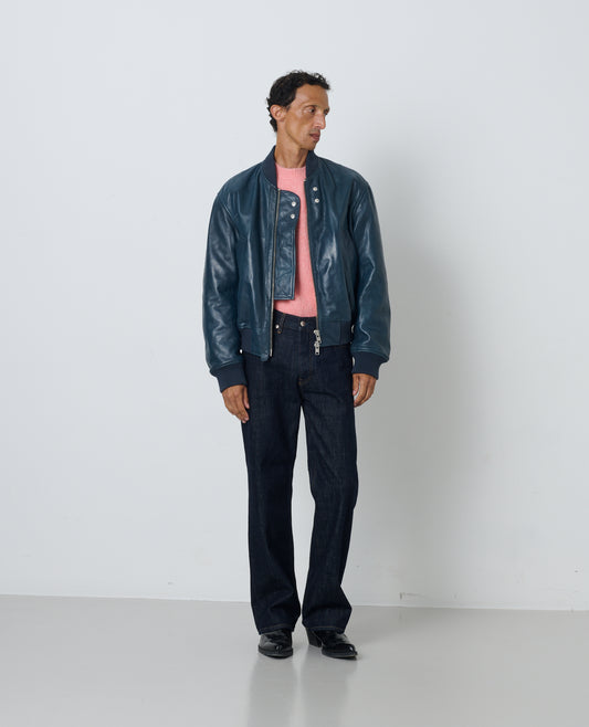 LEATHER FLIGHT JACKET