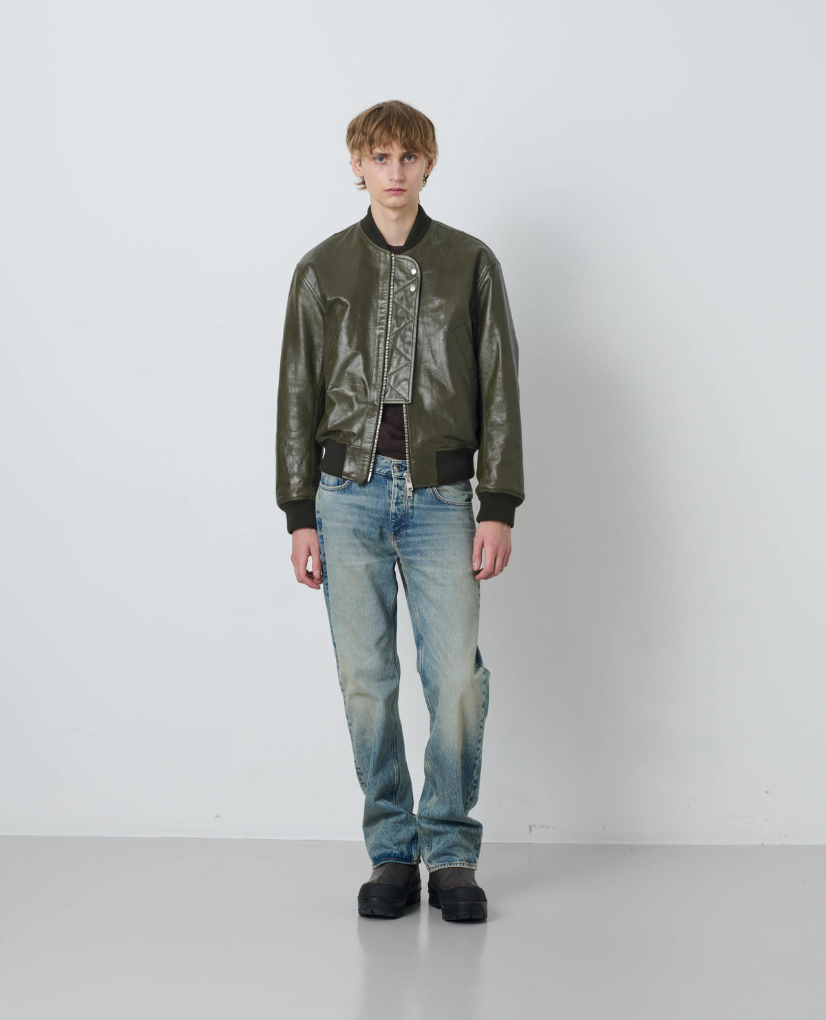 LEATHER FLIGHT JACKET