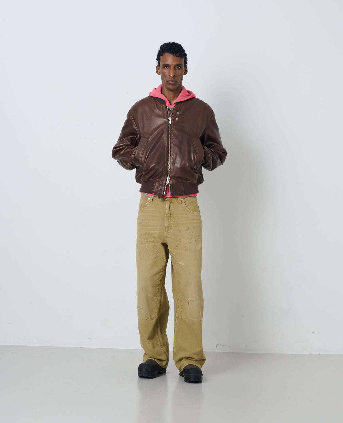 LEATHER FLIGHT JACKET