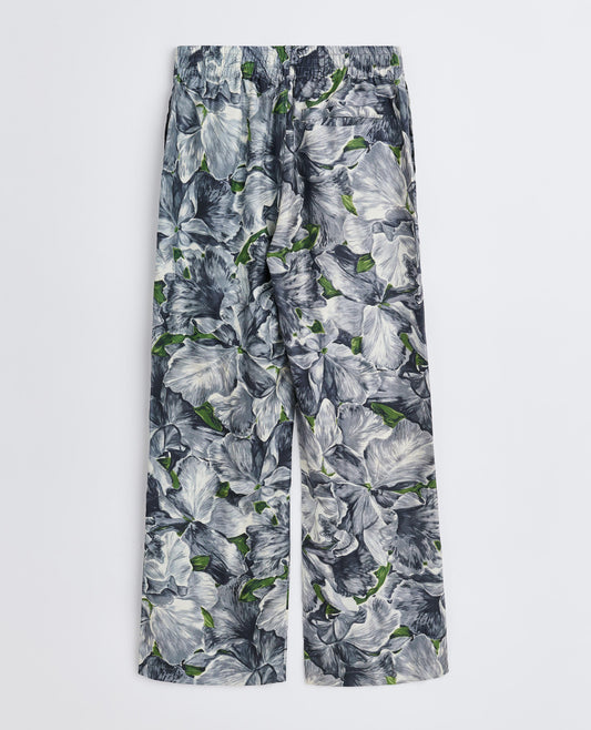 SILK PANT AOP . AOP