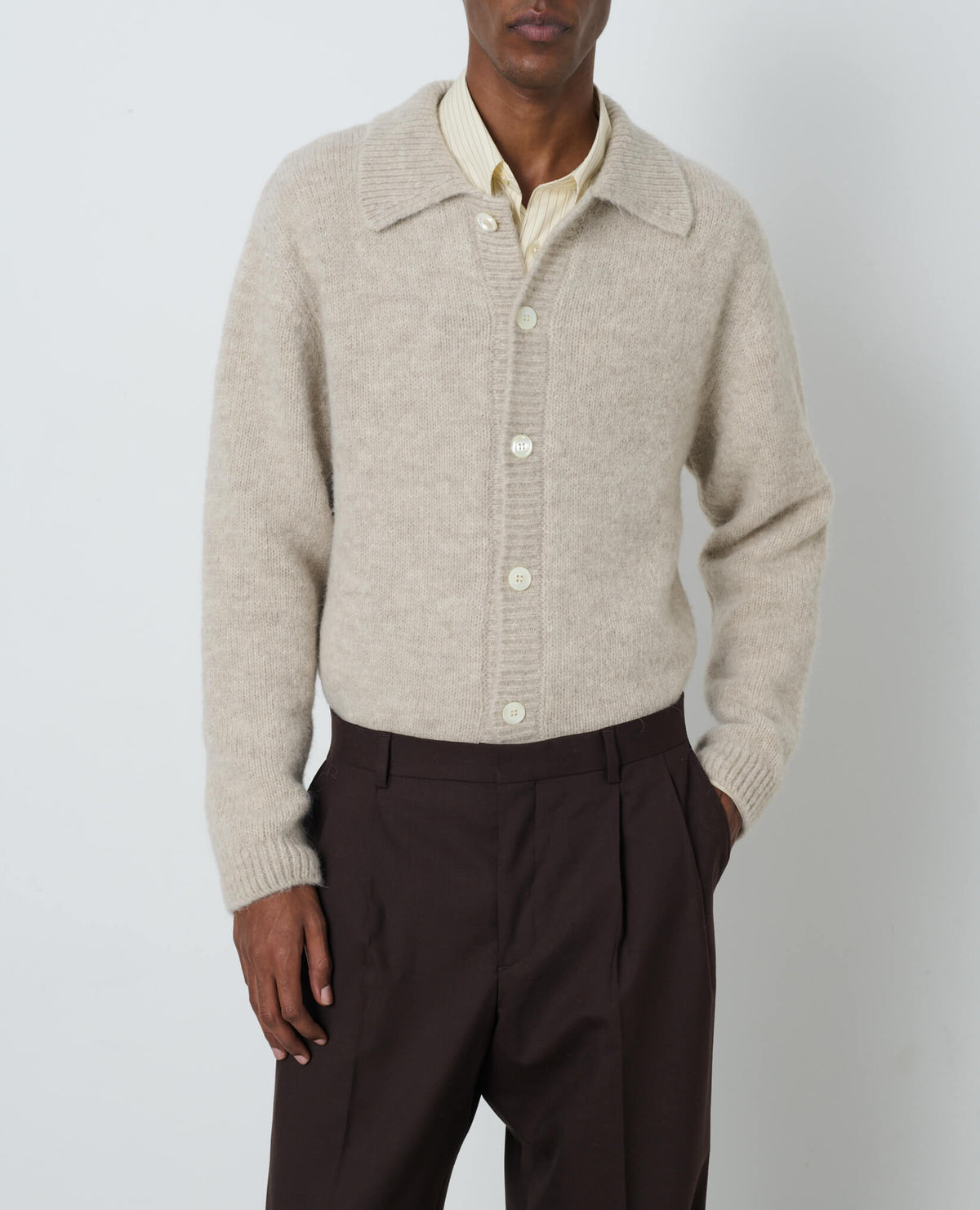 WIDE PLEATED TROUSER